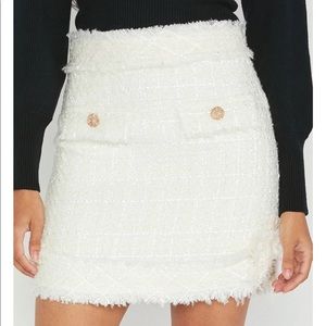New with tags! Tweed mini skirt.